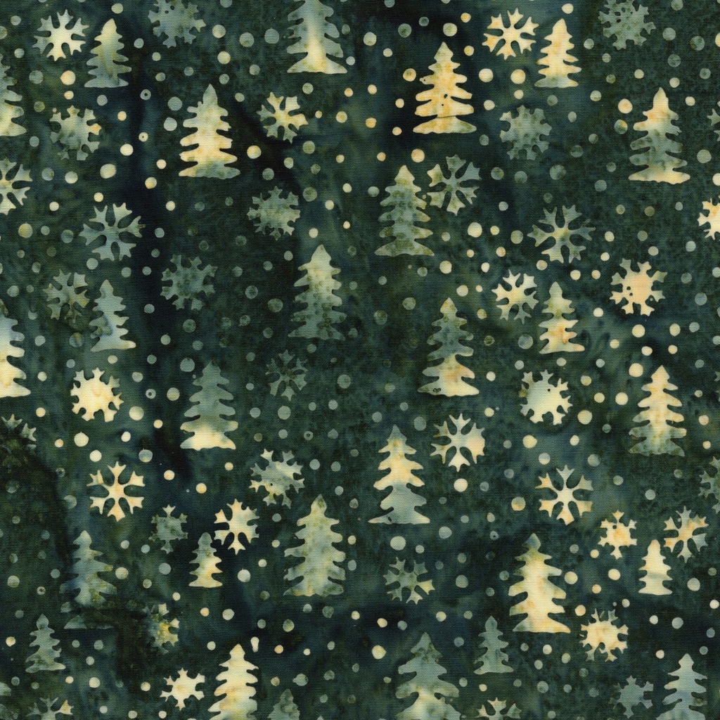 [122609675] 122609675 / Trees and Snowflakes Green Turtle