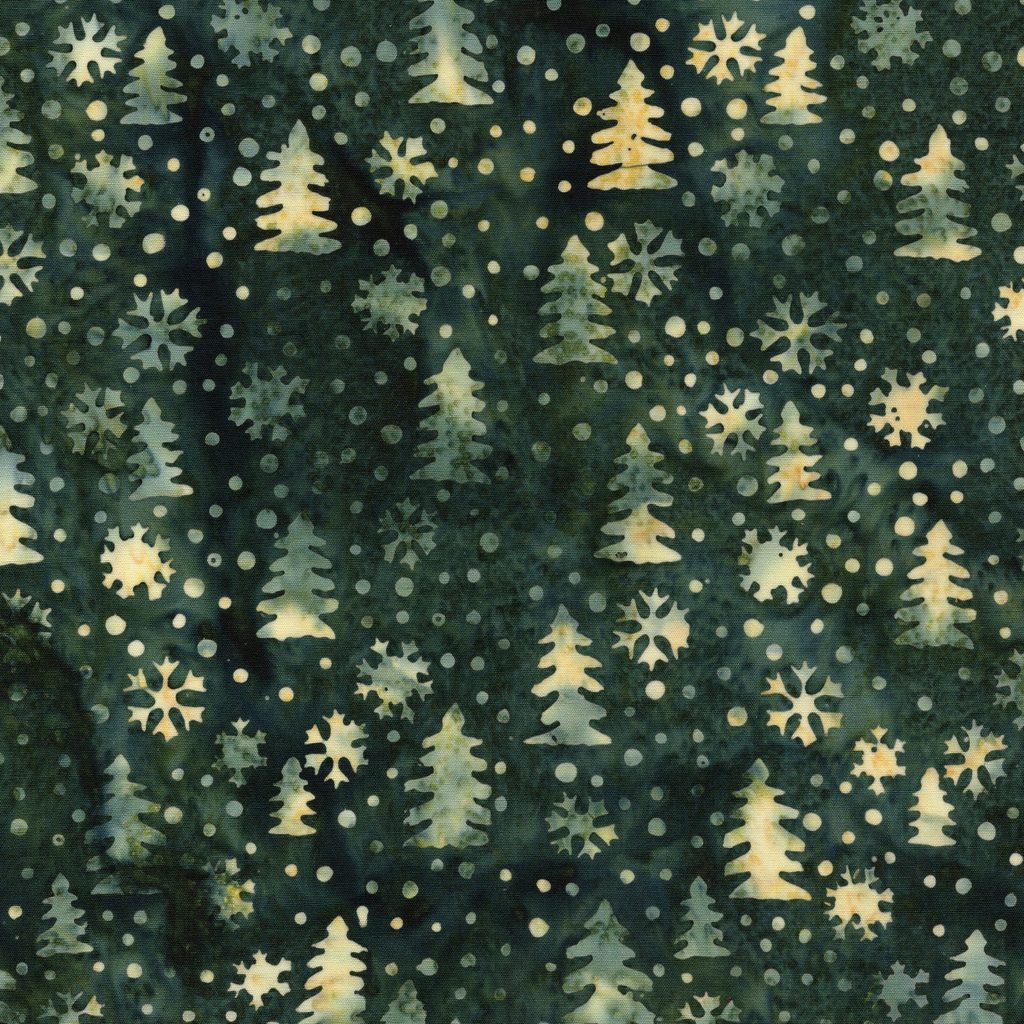 [122609675] 122609675 / Trees and Snowflakes Green Turtle