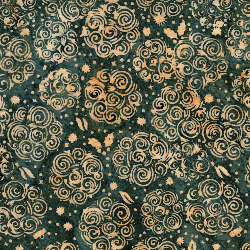[122607682] 122607682 / Swirled Circles Green Frog