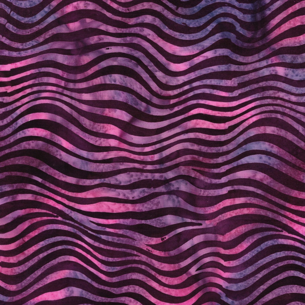 [122680195] 122680195 / Wavy Stripe Pink Sangria