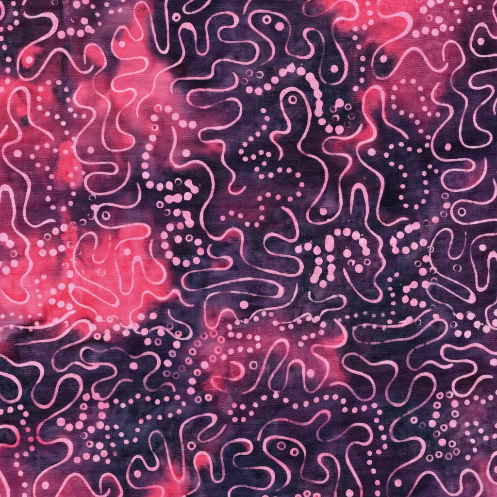[122677826] 122677826 / Squiggles Multi Pink Purple