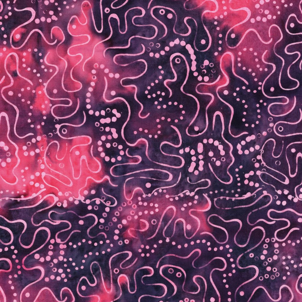 [122677826] 122677826 / Squiggles Multi Pink Purple
