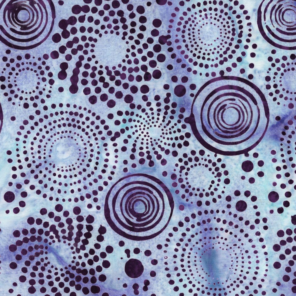 122675828 / Dotted Cirlces Multi Blue Purple