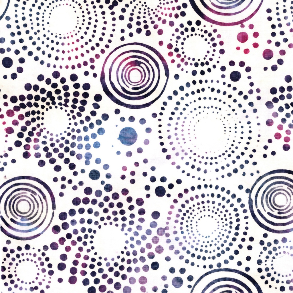 [122675701] 122675701 / Dotted Cirlces White