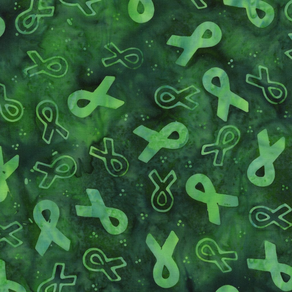 522604682 / Awareness Ribbon Green Frog