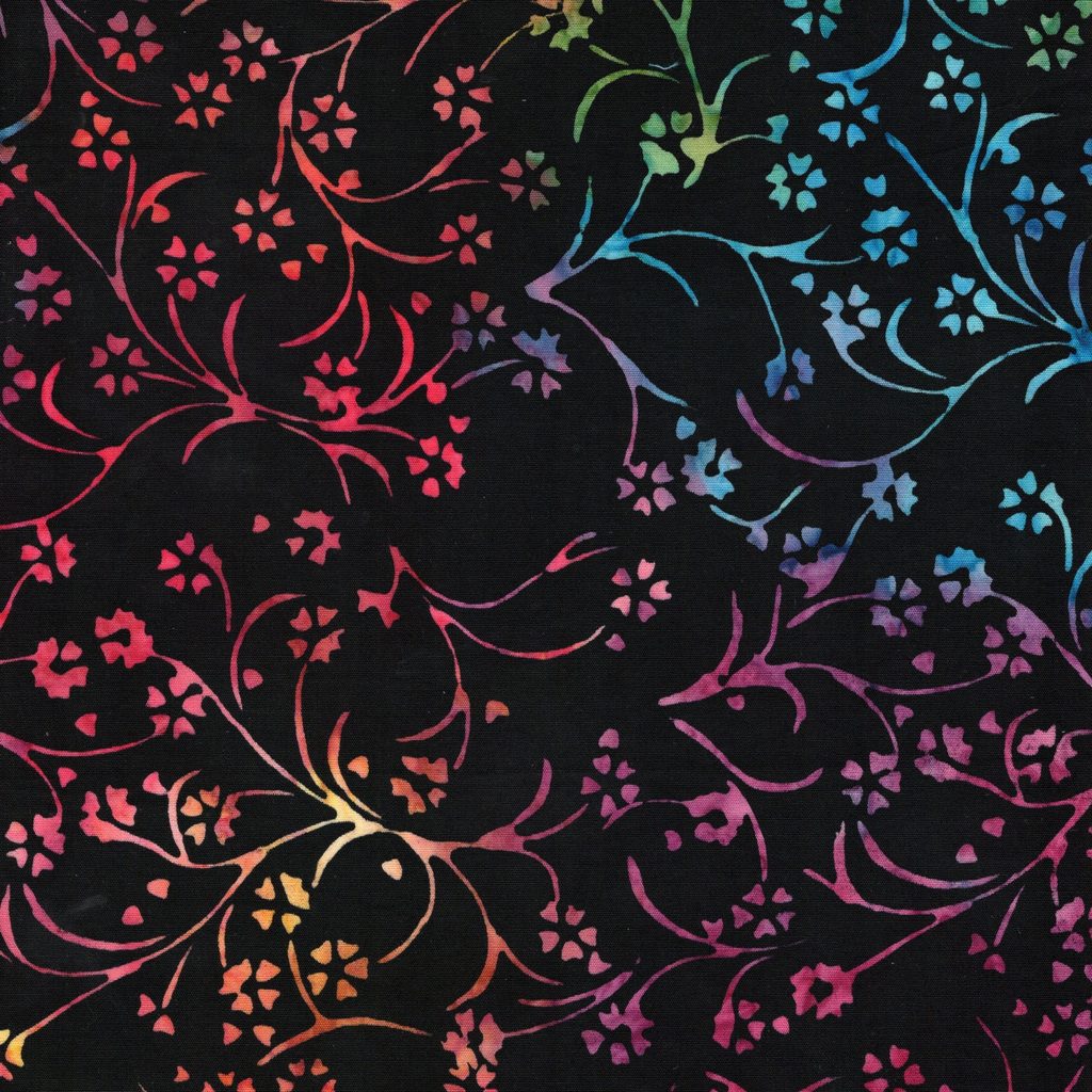 122696706 / Delicate Flower Black