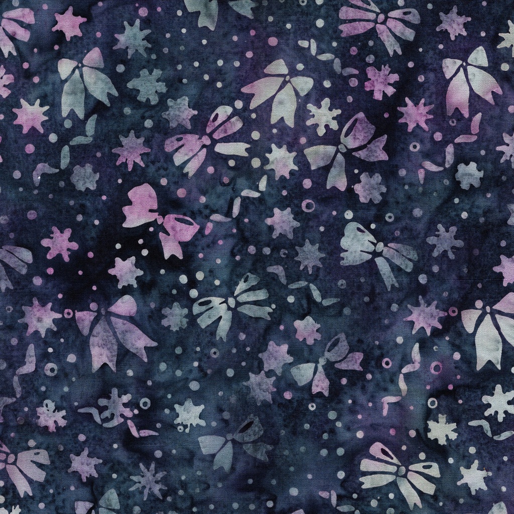 [122618475] 122618475 / Bows and Snowflakes Purple Eggplant