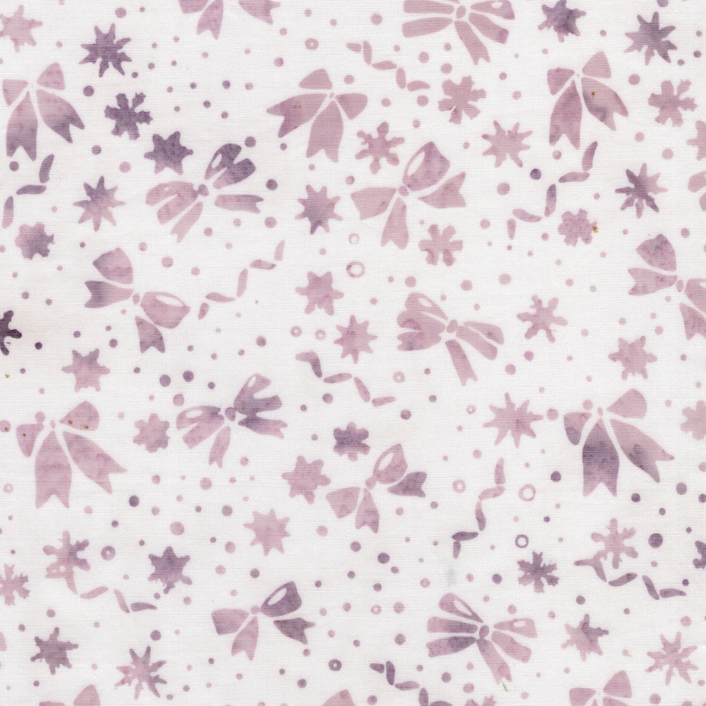 [122618701] 122618701 / Bows and Snowflakes White