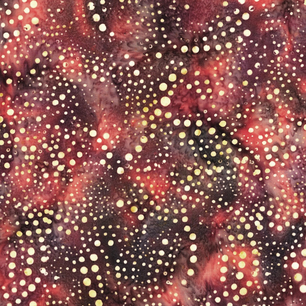 [122658834] 122658834 / Dots Multi Burgundy Red