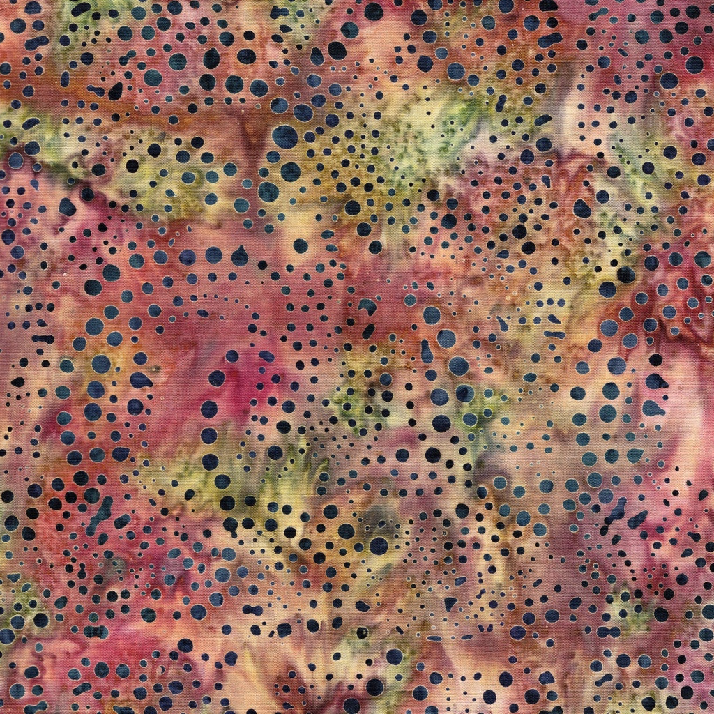 [122658803] 122658803 / Dots Multi Pink Green Pale Olive