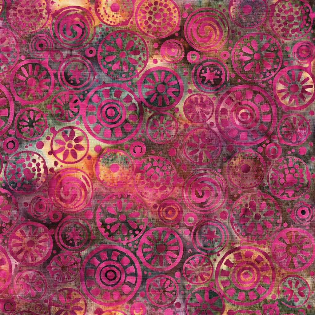 [122656803] 122656803 / Beads Multi Magenta Green Pale Olive