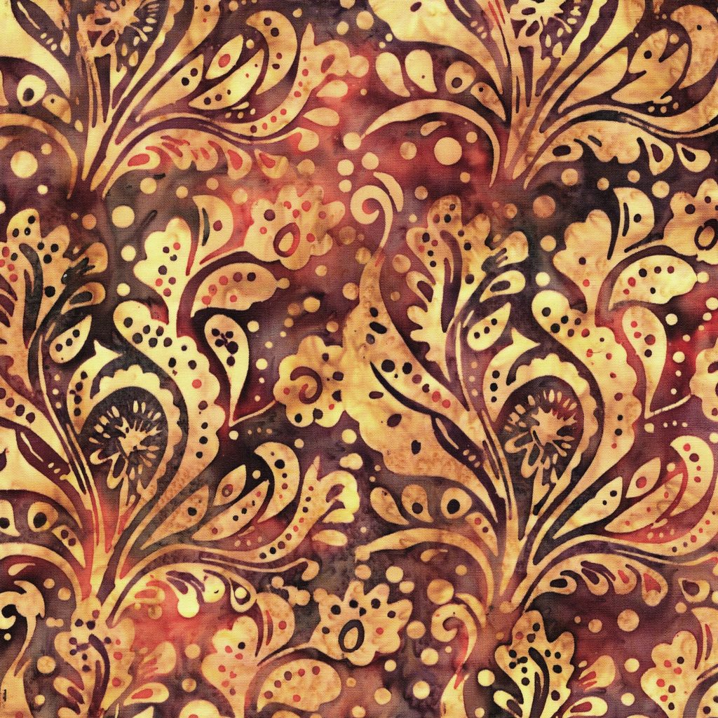 [122660834] 122660834 / Paisley Cluster Multi Burgundy Red