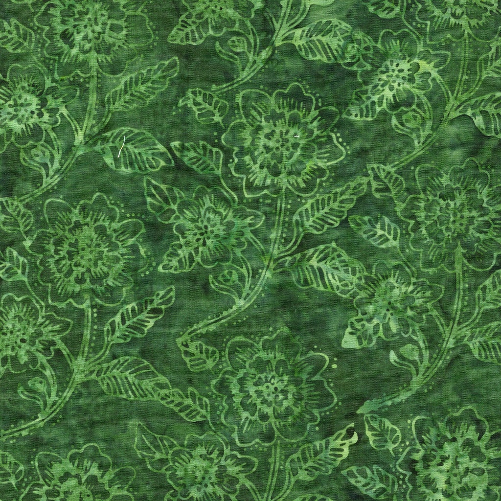 [122664682] 122664682 / Paisley Flower Green Frog