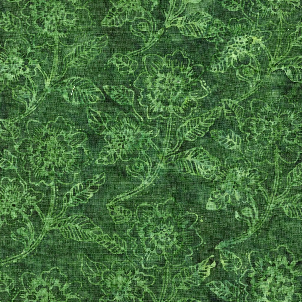 122664682 / Paisley Flower Green Frog