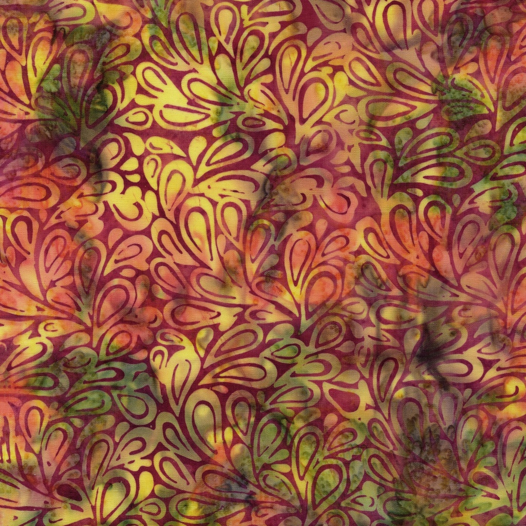 [122662812] 122662812 / Paisley Drops Multi Yellow Green Orange