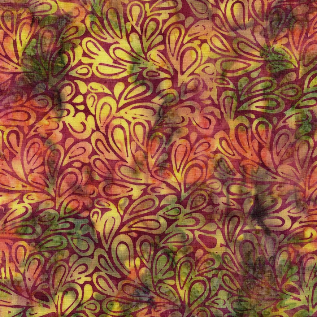 122662812 / Paisley Drops Multi Yellow Green Orange