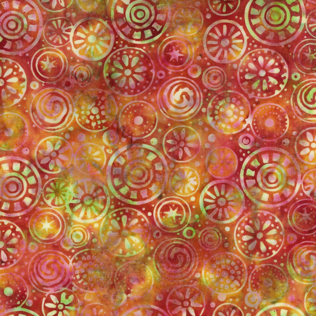 [122656809] 122656809 / Beads Multi Red Orange