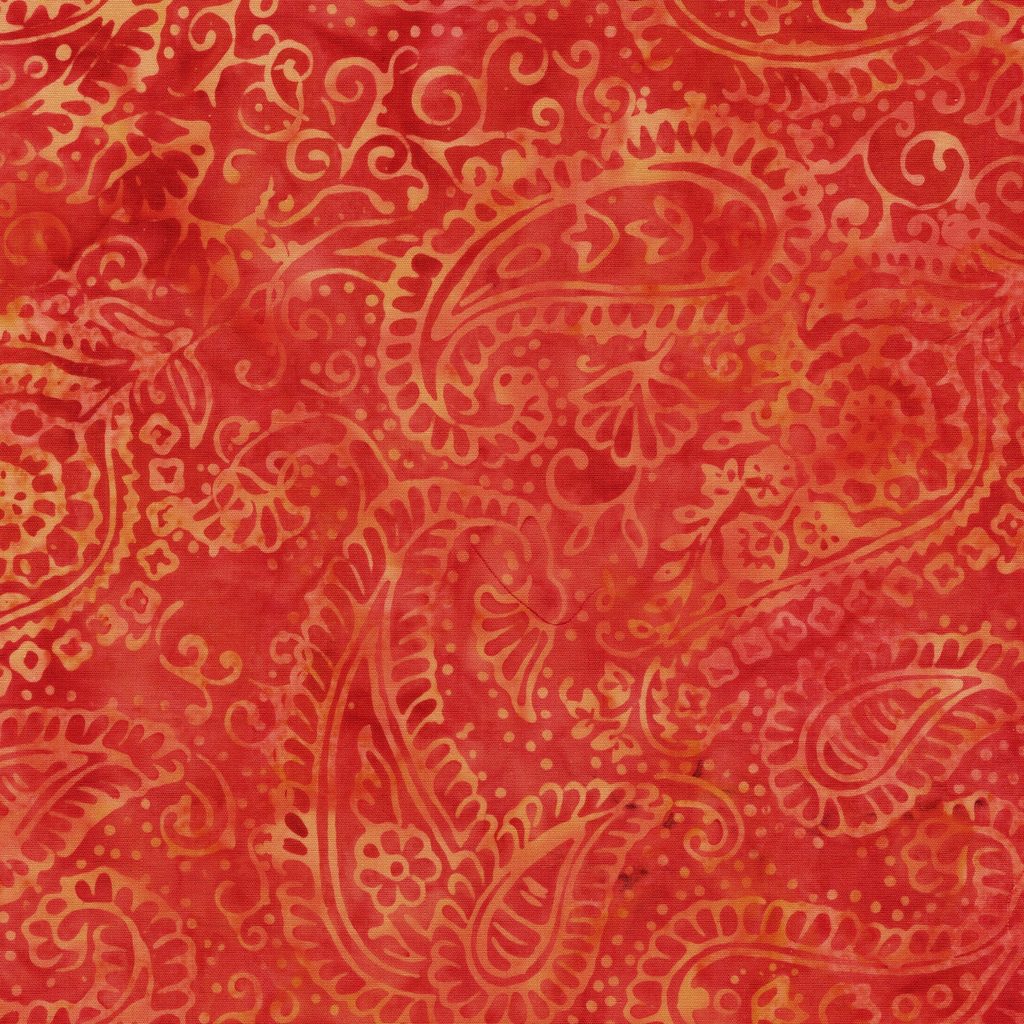 [122657286] 122657286 / Paisley Outline Red Brick