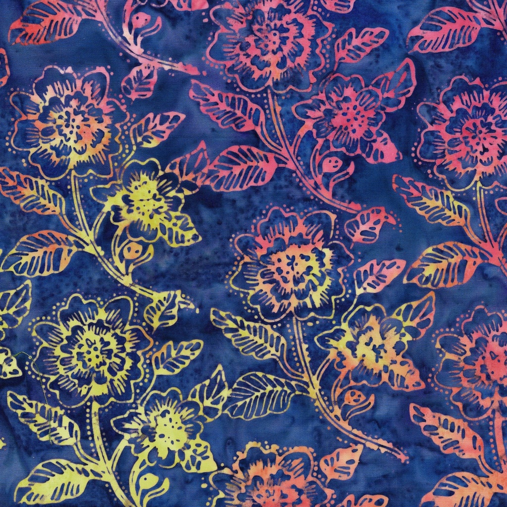 [122664545] 122664545 / Paisley Flower Blue Bluebird