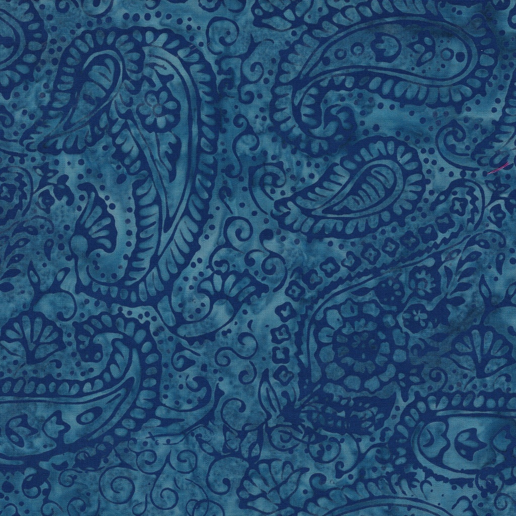 [122657560] 122657560 / Paisley Outline Blue French Blue