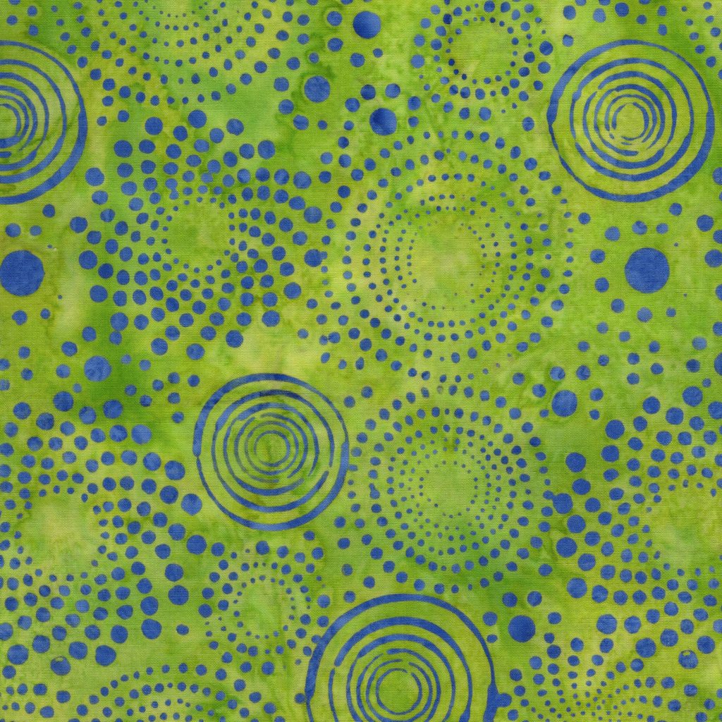 122675645 / Dotted Cirlces Green Ivy