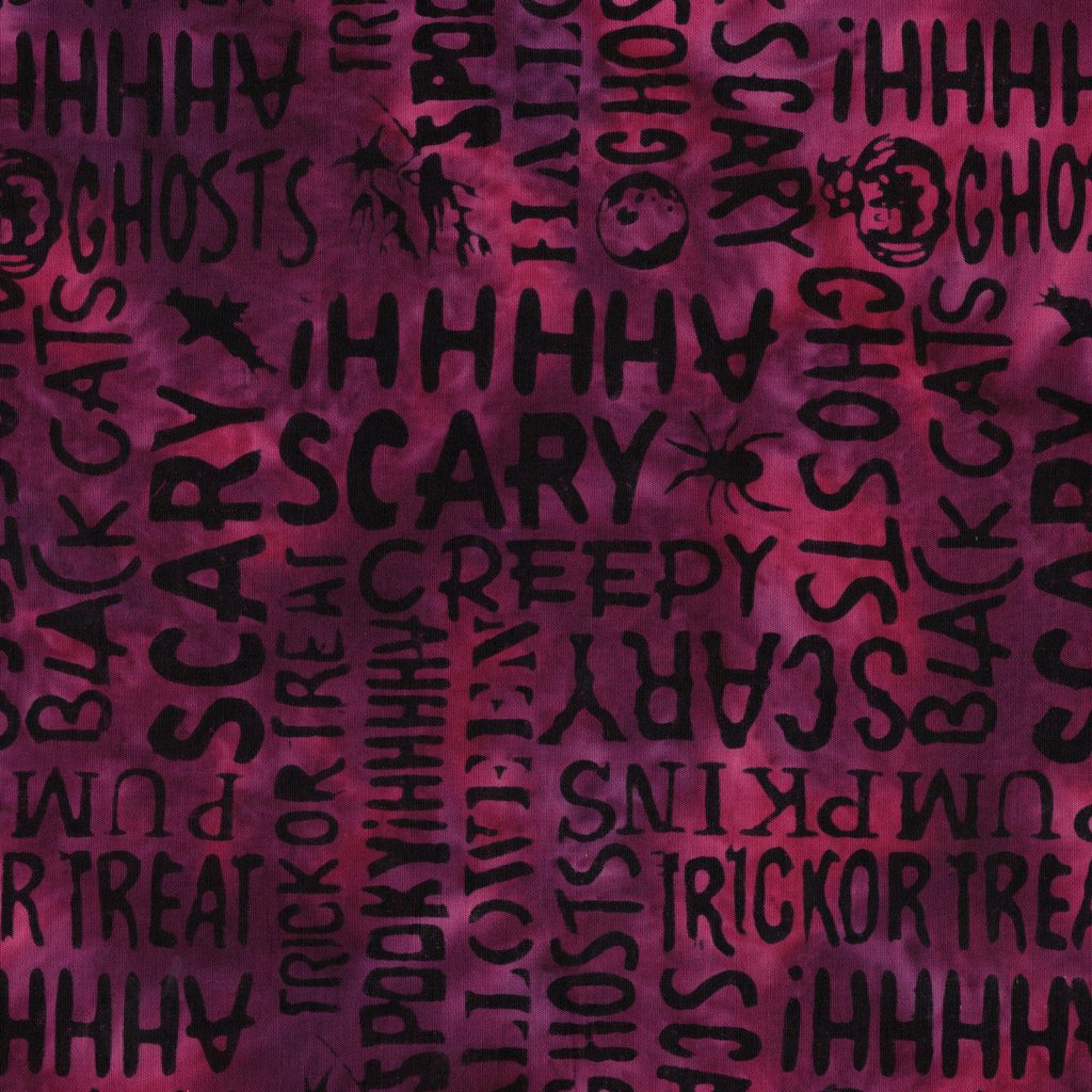 [122685175] 122685175 / Halloween Words Pink Rosewood