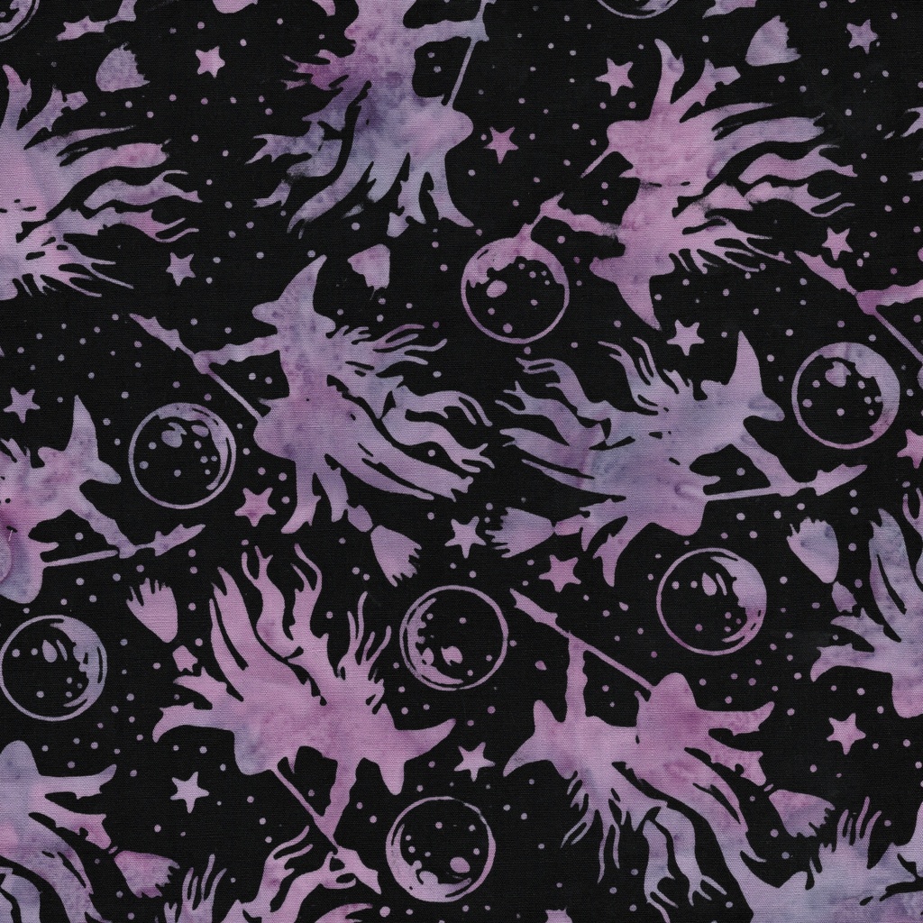 [122682795] 122682795 / Witches Moons Stars Black