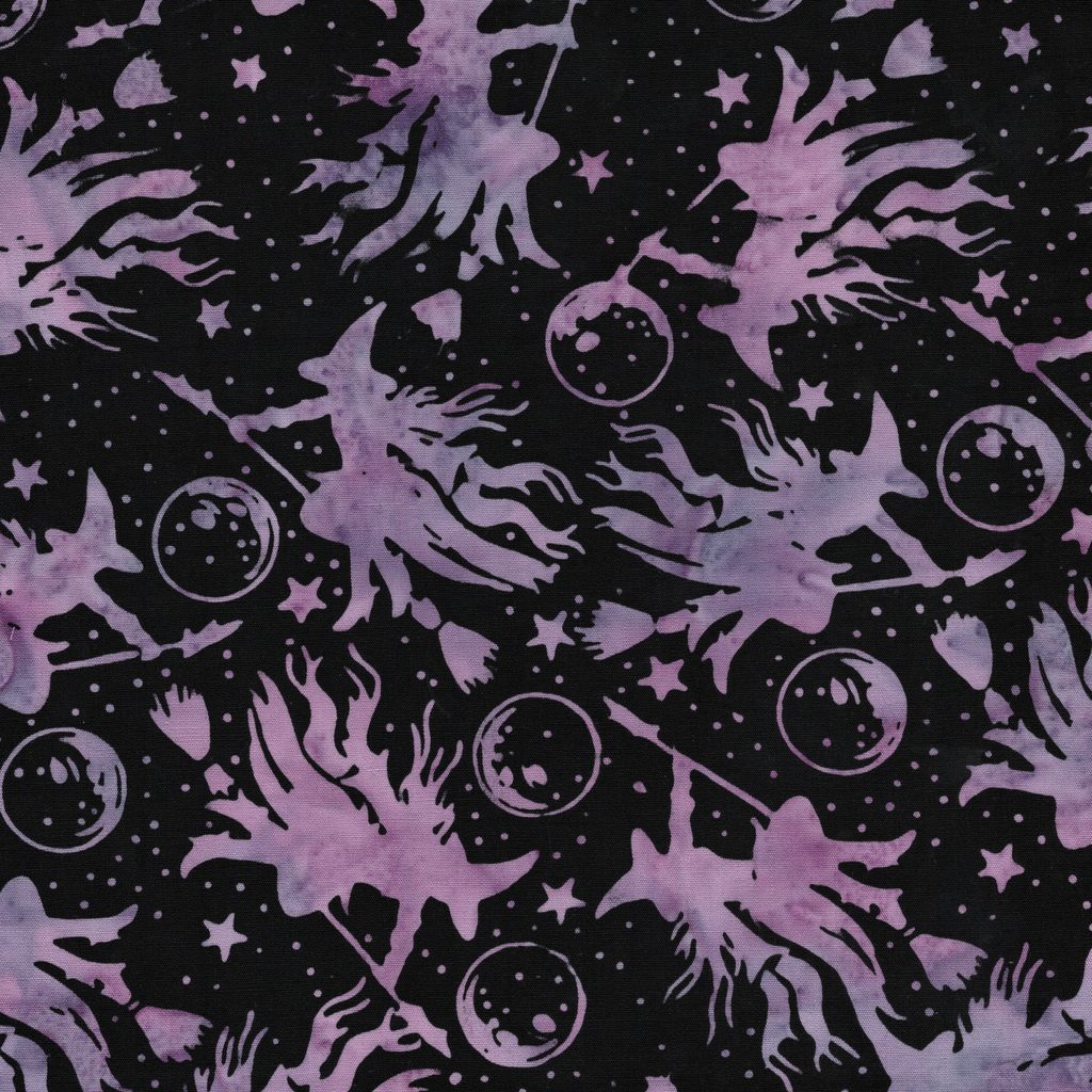 122682795 / Witches Moons Stars Black