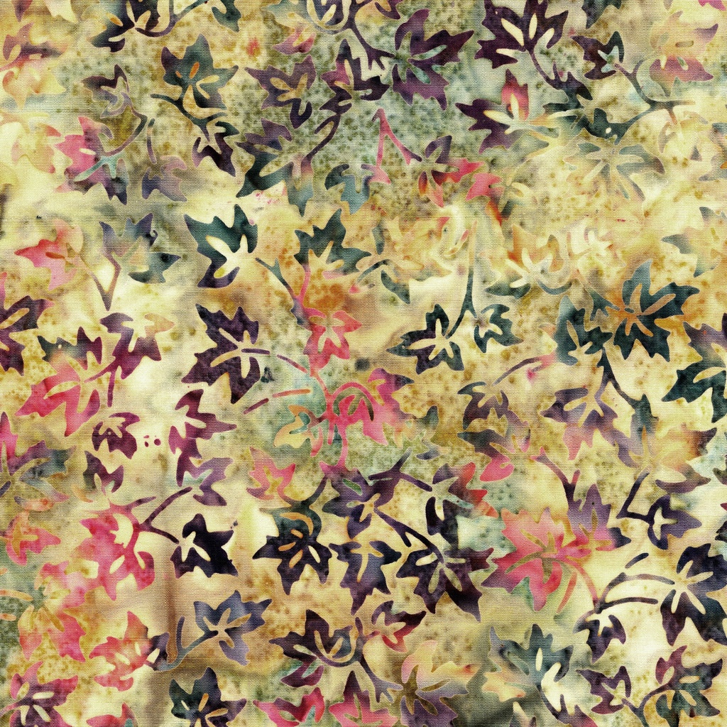 [122632803] 122632803 / Maple Leaves Multi Orange Pale Olive