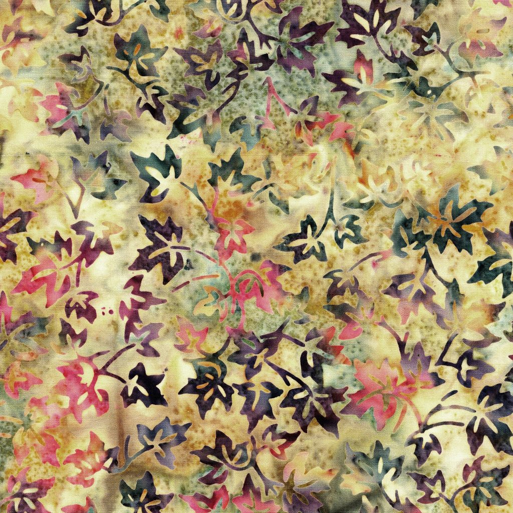 [122632803] 122632803 / Maple Leaves Multi Orange Pale Olive