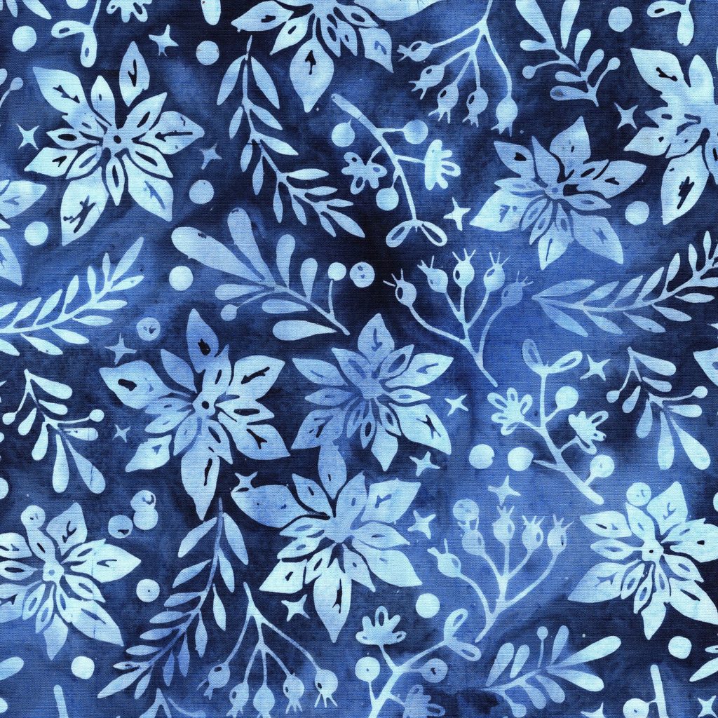 [122608575] 122608575 / Poinsettias Blue Marine
