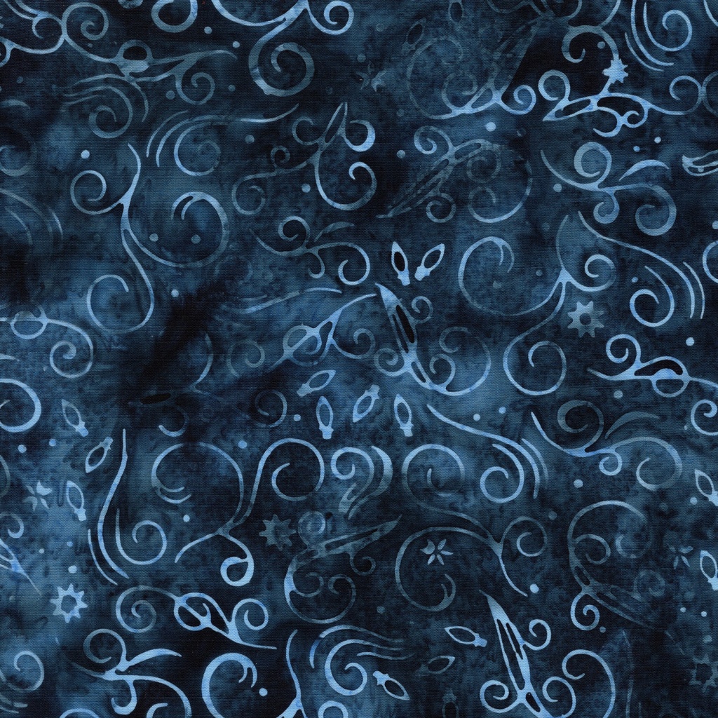 [122617590] 122617590 / Lights and Swirls Blue Storm