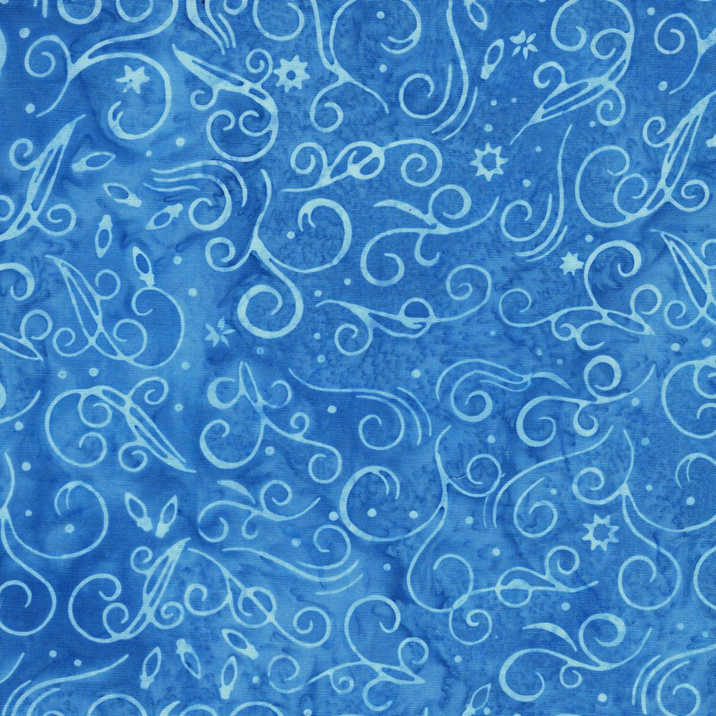 122617555 / Lights and Swirls Blue Harbor