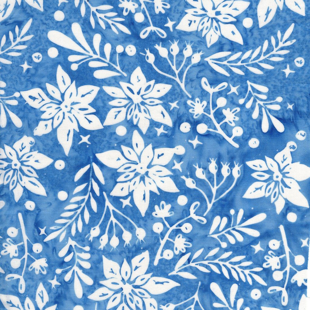 [122608525] 122608525 / Poinsettias Blue Morning Glory