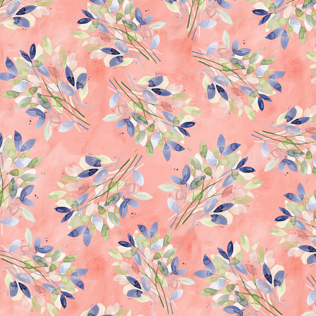 W175-014-578 / Leaf Bouquets - Pink