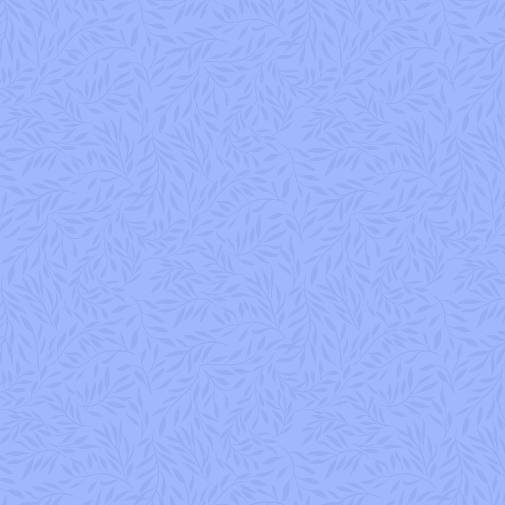 [W175-018-777] W175-018-777 / Leaves - Blue