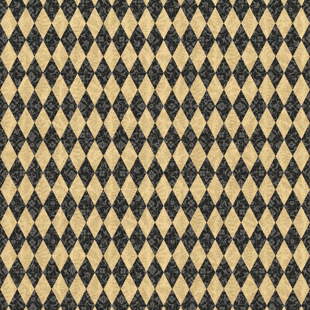 W130-043-933 / Diamonds - Black