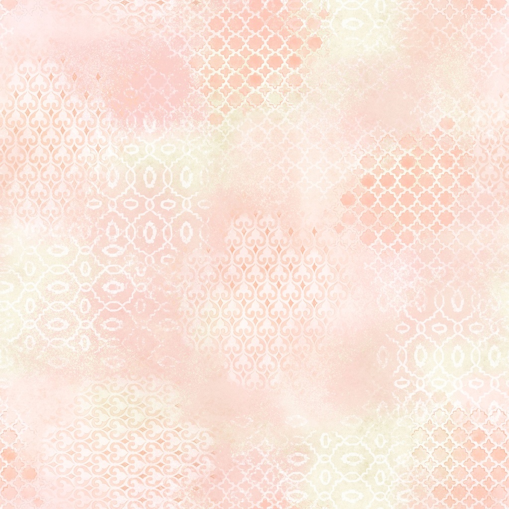 [W115-035-411] W115-035-411 / Subtle Symmetry - Peach