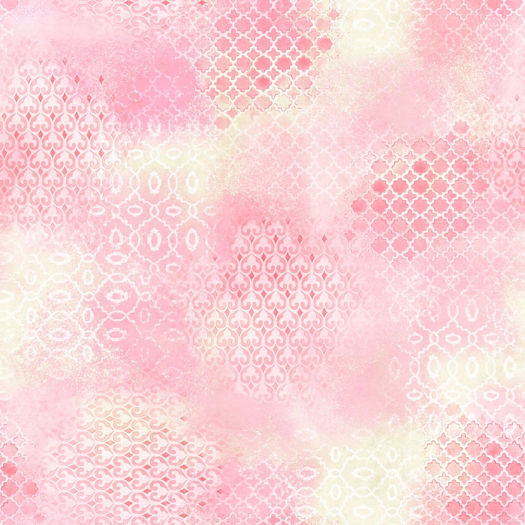 [W115-035-511] W115-035-511 / Subtle Symmetry - Pink