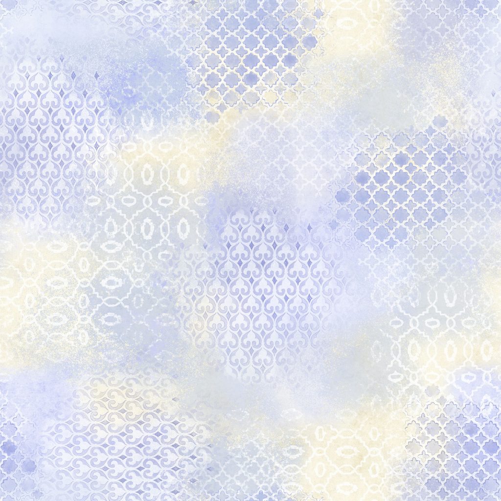 [W115-035-671] W115-035-671 / Subtle Symmetry - Cornflower