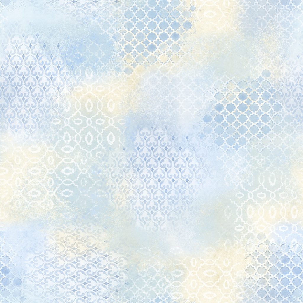 [W115-035-701] W115-035-701 / Subtle Symmetry - Sky Blue