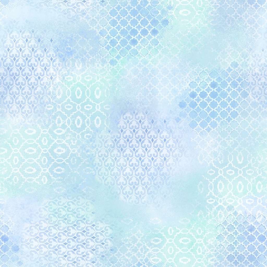 [W115-035-717] W115-035-717 / Subtle Symmetry - Lagoon