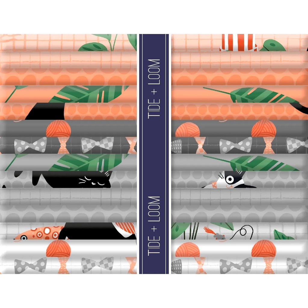 Kitties in the Conservatory-FQ / Kitties in the Conservatory Fat Quarter Pack