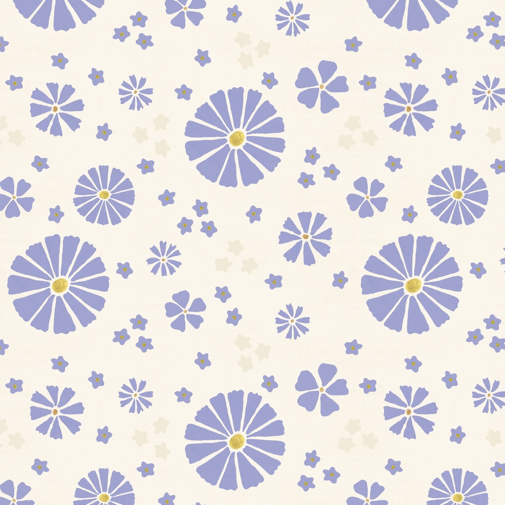 [T115-002-163] T115-002-163 / Floral - Cream