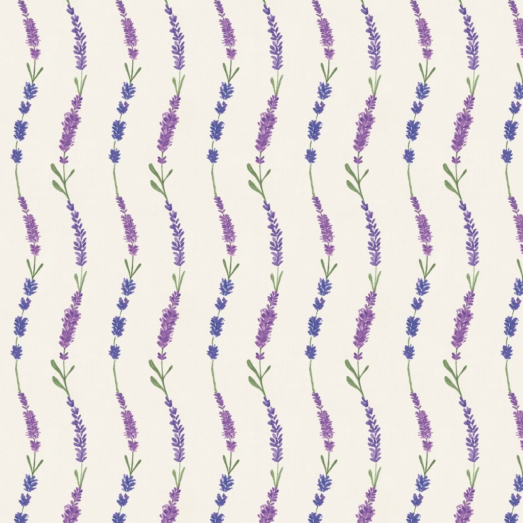 [T115-004-168] T115-004-168 / Lavender Stripe - Cream