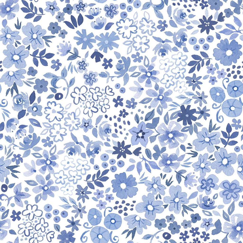 [W160-010-170] W160-010-170 / Florette - Light Denim