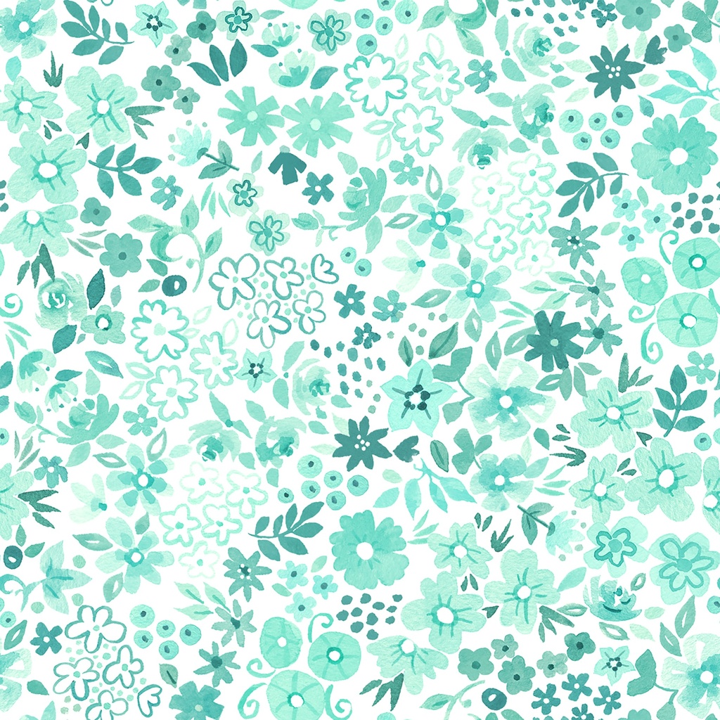 [W160-010-187] W160-010-187 / Florette - Aqua