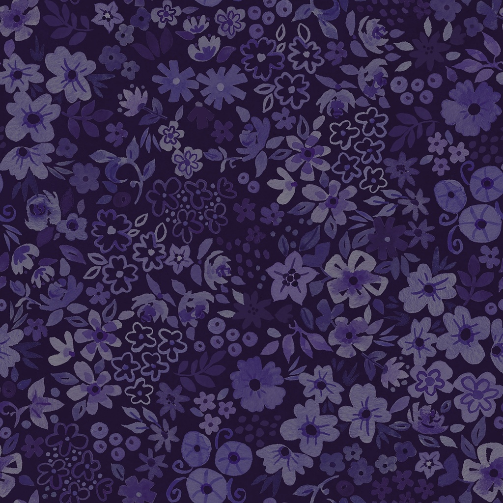 [W160-010-669] W160-010-669 / Florette - Dark Purple