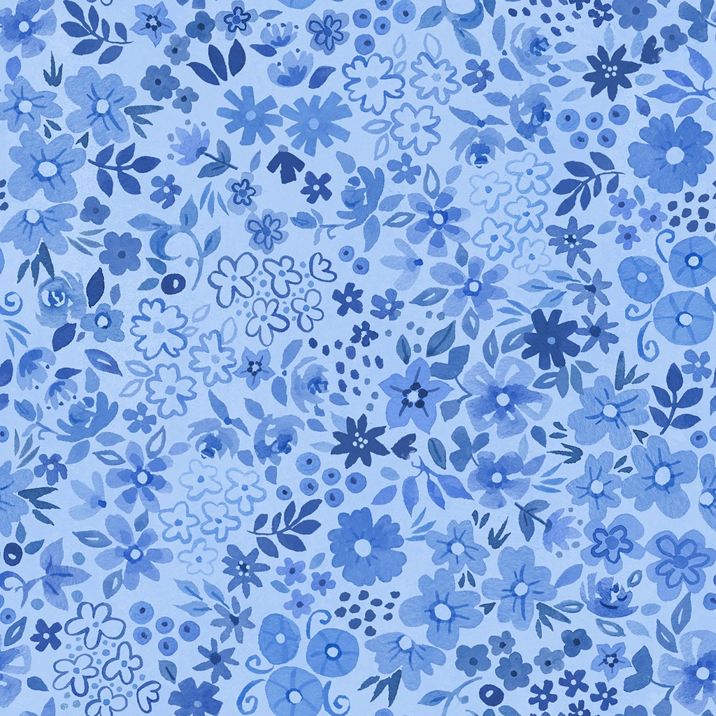 [W160-010-777] W160-010-777 / Florette - Sky Blue