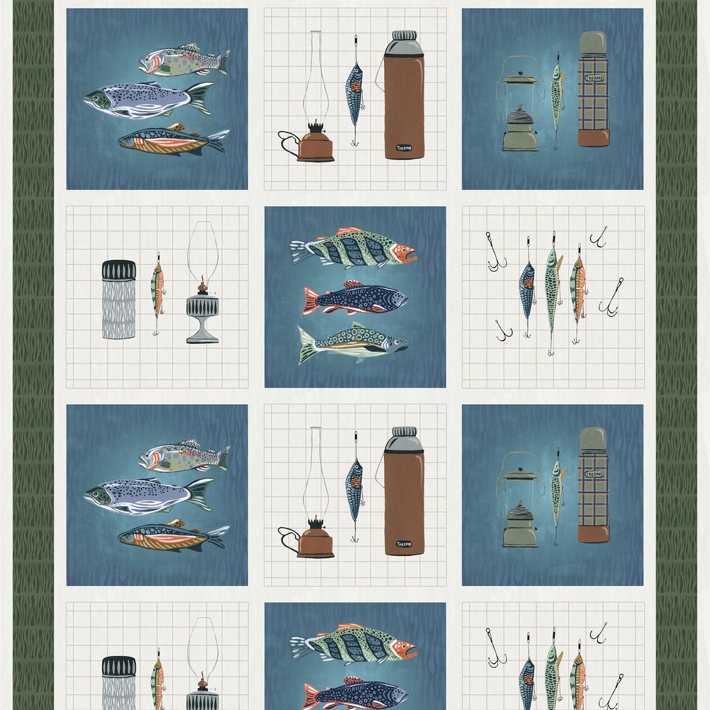 [W180-001-178] W180-001-178 / Wilderness Retreat Craft Panel - Multi